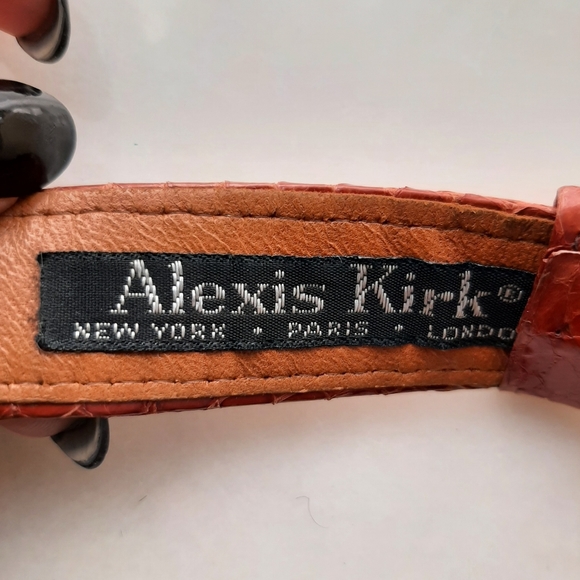 Alexis kirk vintage snakeskin belt - Picture 2 of 4